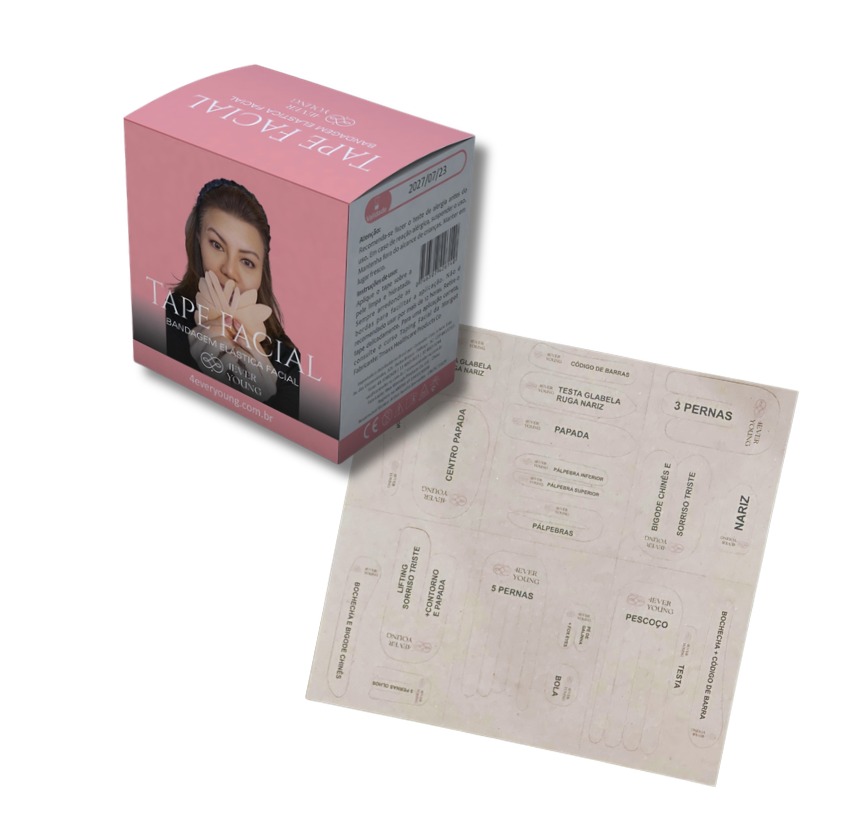 Molde de Taping Facial da Margot